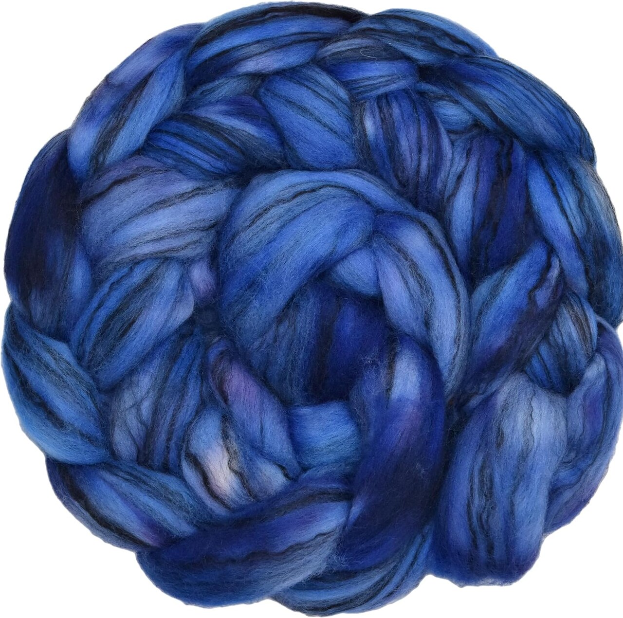 Hand Dyed Merino Wool Roving Blended with Tencel: Gorgeous tonal colorways for easy needle felting, hand spinning or weaving. Choose 1oz or 4oz